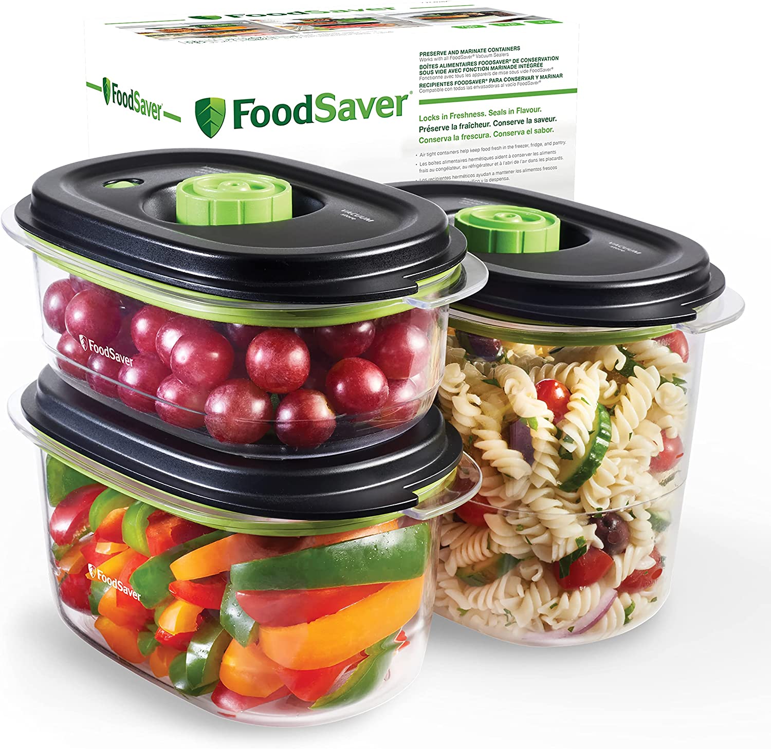 FoodSaver recipientes para conservar al vacío